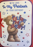 Partner Birthday - Large cute bear