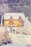 Dad & Step Mum Christmas - House Scene