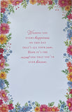 Mum Birthday - Large 8 Page Flowers Heart