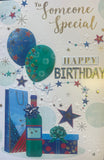 Someone Special Male Birthday - Traditional Balloons