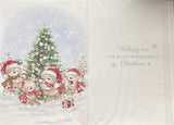 To Both Of You Christmas - Cute Bears And Tree