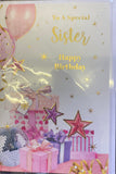 Sister Birthday - Traditional Stars
