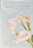 Sympathy Brother-Flowers Right