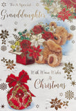 Granddaughter Christmas - Cute Flowers
