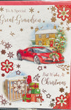 Great Grandson Christmas - Cute Red car