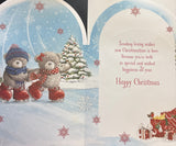 Son & Daughter In Law Christmas - Cute Bears Skating