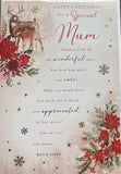 Mum Christmas - Traditional Deer And Words