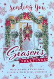 Box Of 30 Christmas Cards - Traditional Silver
