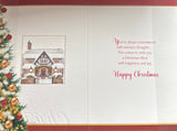 Across The Miles Christmas - Traditional House And Tree