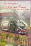 Son In Law Birthday - train