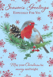 Box Of 30 Christmas Cards - Traditional Silver