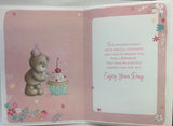 Friend Birthday - Cute Bear Decorating Cupcake