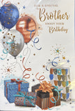 Brother Birthday - Balloons And Gifts