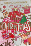 Granddaughter Christmas - Young Happy Christmas Bauble