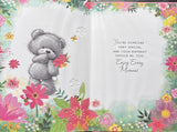 Sister In Law Birthday - Cute Bear And Flowers
