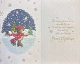 Mum Christmas - Cute Bear skating