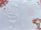 Mum Christmas - Cute Bear And Flowers