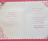 Mum Birthday - Large 8 Page Red dress