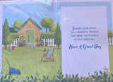 Brother Birthday - Traditional Garden Scene