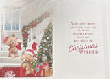 Nan & Grandad Christmas - Cute Bears And Stairs