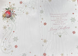 Daughter Christmas - Traditional Red Bauble And Words