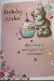 Open Female Birthday - Cute Bear Decorating Cupcake