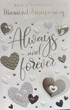 Diamond Wedding Anniversary - Always And Forever