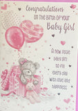 Baby Girl - Balloons