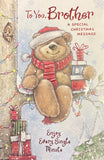 Brother Christmas - Cute Bear On Tree