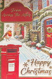 Across The Miles Christmas - Snowy Scene Greetings