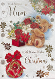 Mum Christmas - Cute Flowers And Gift Box