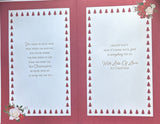 Daughter Christmas - Large 8 Page Flowers With Love