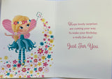 Open Female Birthday - Magic Fairy Flowers