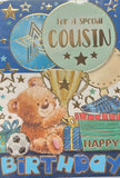 Cousin Birthday - Cute Dark Blue Box
