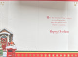 Open Christmas - Traditional Robin On Right