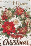 Mum Christmas - Traditional Wreath Happy Christmas