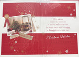 To Both Of You Christmas - Traditional Fireplace Scene Special Wishes