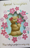 Daughter Birthday - Cute Bears Flowers