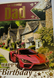 Dad Birthday - Traditional Red Car