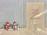 Mum & Husband Christmas - Cute Penguins Skating