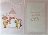 Niece Christmas - Cute Snowman Pink