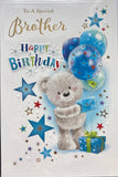 Brother Birthday - Cute Bears & Stars