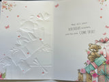 Open Female Birthday - Cute Bear On Presents