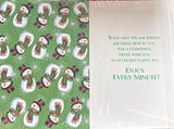 Open Christmas - Young Green Snowman