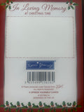 Grandma Christmas Grave Card Red