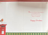 Open Christmas - Traditional Robin On Left