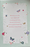 Daughter Birthday - Large 8 Page Traditional Butterflies