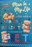Man In My Life Birthday - Large Cute amazing