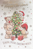 Open Christmas - Cute Bears And Tree
