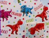 Boys Wrapping Paper - Dinosaurs